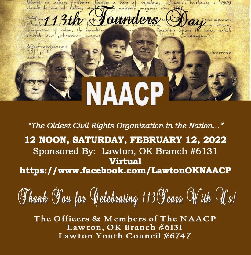 NAACP Founders Day 2022 Flyer
